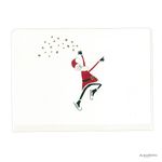 美國CRANE聖誕小卡/ Santa on Ice Note - 圖片 1