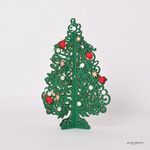 【誠品獨家】日本APJ 聖誕卡/ 木製聖誕樹立體卡/ 森林 - 圖片 1