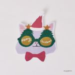 【誠品獨家】日本APJ 聖誕卡/ Hanna Melin/太陽眼鏡貓/聖誕樹 - 圖片 1