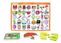 Food超人日常幼兒2片拼圖卡 - 圖片 2