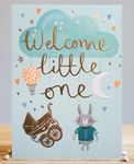 LOUISE TILER新生兒卡/ Little one-boy粉藍禮物雲 - 圖片 1