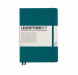 德國 LEUCHTTURM1917 硬殼筆記本 A5/ 太平洋綠/ 橫線 - 圖片 1