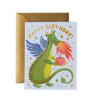 美國RIFLE PAPER 生日卡/ Birthday Dragon - 圖片 1