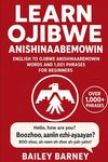 Learn Ojibwe Anishinaabemowin: English to Ojibwe Anishinaabemowin Words and 1,001 Phrases for Beginners - 圖片 1