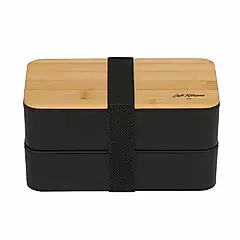 CAFÉ KITSUNÉ 雙層餐盒附餐具套組