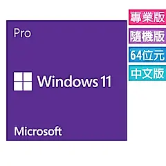 Microsoft 微軟 Windows Pro 11 專業中文版 64位元隨機版