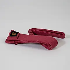 USHaS．瑜癒 多功能純棉瑜珈收納繩/ 罌粟紅