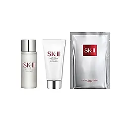 【SK-II】青春露30ml+全效活膚潔面乳20g+青春敷面膜1入 公司貨
