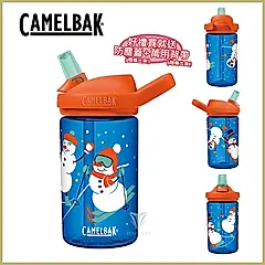 【CamelBak】CB2689412141 400ml eddy+ kids兒童吸管運動水瓶RENEW 雪人雪橇