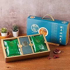 【彭園】銀耳珊瑚燕窩禮盒(六包/盒)