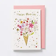 日本EASE迷你生日卡/ 粉/ GB-2013