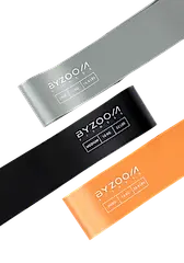 BYZOOM FITNESS 翹臀迷你彈力帶3入組