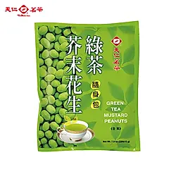 【天仁茗茶】綠茶芥末花生隨身包