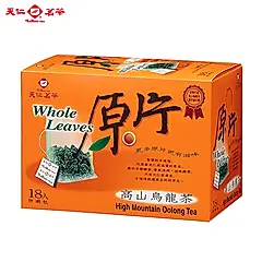 【天仁茗茶】高山烏龍茶原片茶包(18入)