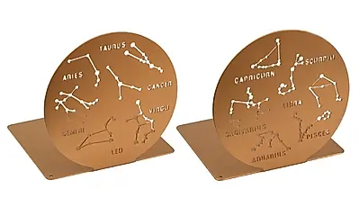 moses.時尚書擋/ 金色星座/ 2入