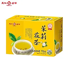 【天仁茗茶】茉莉花茶防潮包袋茶(18入)