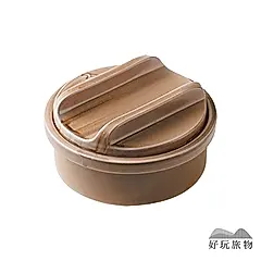 【好玩旅物】日本製職人手作露營居家兩用燉煮小陶鍋/ 咖啡色