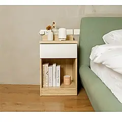 【H&R安室家】日系風經典床頭櫃BCF68