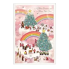 日本 Greeting Life 迷你聖誕卡/ S-415