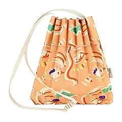 ISSEY MIYAKE 三宅一生 ME系列FACE TRUNK褶襉斜背包(多色選)/平行輸入/ 杏