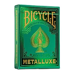 BICYCLE單車撲克牌/ 金屬綠色2022