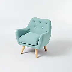 MesaSilla BunnyTickles 兒童休閒單椅_一般沙發布-薄荷綠