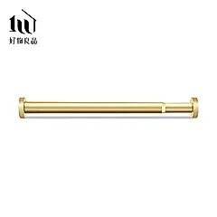 【好物良品】127-220cm_浴簾五金吊桿/ 金色