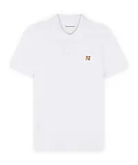 MAISON KITSUNÉ 明亮白狐狸頭LOGO經典POLO衫/中性/L
