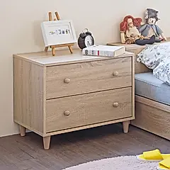 TZUMii小木偶二抽斗櫃/抽屜櫃/床頭櫃