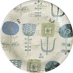 小倉陶器 Shinzi Katoh ひなた暮らし 餐盤/ 蝶の楽園