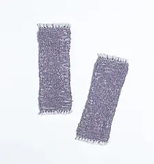 工房織座純棉雪絨襪套/ 紫色