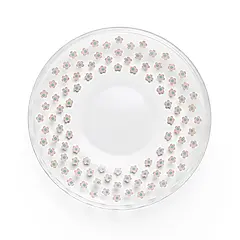 日本 ADERIA 昭和復古玻璃盤/ 櫻花草