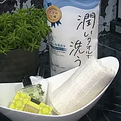 Abechi 保濕角鯊烷沐浴巾潤BDTII(袋裝) 純淨白色 24x100cm