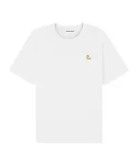 MAISON KITSUNÉ 明亮白悠閒狐狸LOGO經典短TEE/中性/ XL