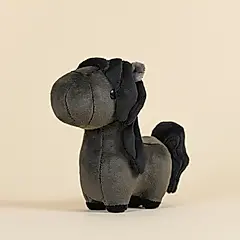 Bellzi Mini Friesian小黑馬玩偶