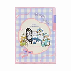 Sanrio A5文件夾/ 緞帶/ 三麗鷗家族/ 貓福