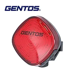 【Gentos】自行車後方警示燈 USB-C充電 IPX4 RL-20R