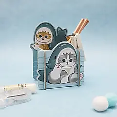 研達YENDAR貓福珊迪置物盒/ 鯊魚