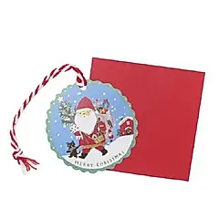 【誠品獨家】日本 APJ 迷你聖誕卡/ 北岸由美/ 聖誕老人小幫手