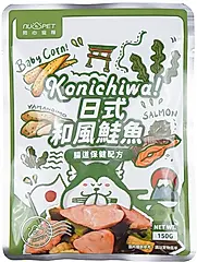 【NU4PET 陪心寵糧】環遊犬世界主食鮮寵包 日式和風鮭魚