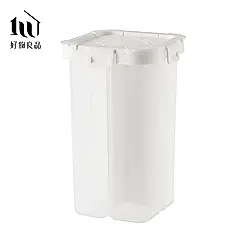 【好物良品】2.3L日本五穀雜糧分裝罐分隔儲存罐/ 白色