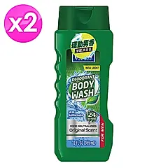 Lucky Super Soft男士清爽沐浴乳-經典清新12oz/355ml x2瓶