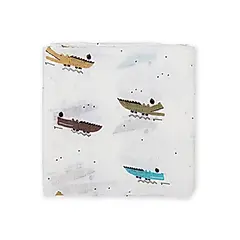 【Bimbidreams】竹纖維紗布包巾 120x120cm/ 鱷魚可可