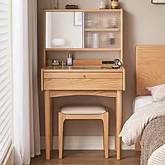 【橙家居・家具】/預購/京典系列0.7米A款實木梳妝台 JD-N1052