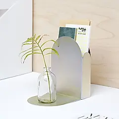 SuiiSuiiLab MM兩用書擋文件匣/ 銀霞