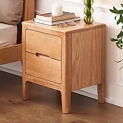 【橙家居・家具】/預購/加莫系列實木床頭櫃 JM-A5022