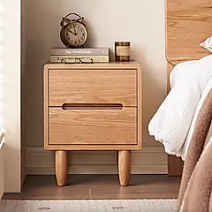 【橙家居・家具】/預購/科靈系列實木床頭櫃 KL-B3022