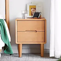 【橙家居・家具】/預購/米諾系列C款實木床頭櫃 MNO-G4023