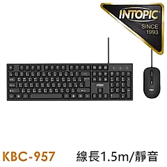 INTOPIC 廣鼎 USB有線鍵盤滑鼠組(KBC-957)