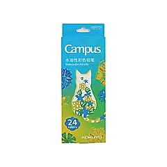 KOKUYO Campus水彩色鉛筆/ 24色/ 藍